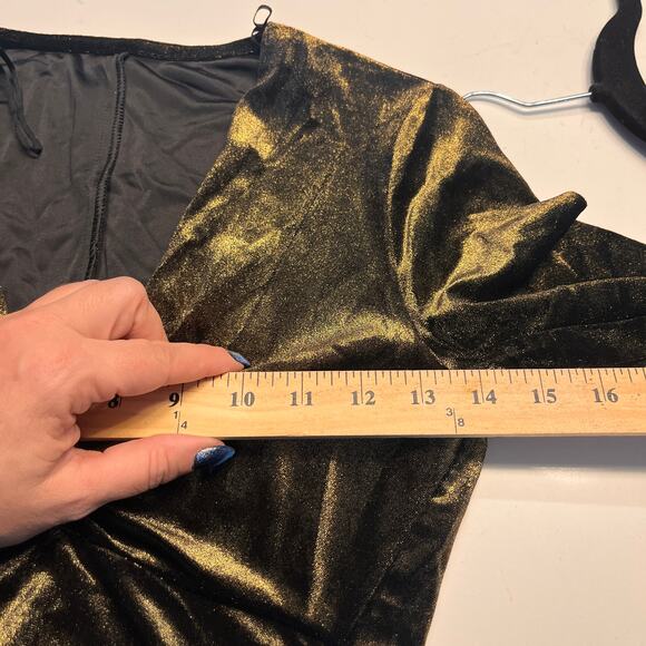 NWT Zara Brown Velvet Twist Front Long Sleeves V-neck Mini Dress Size Small - Picture 10 of 11